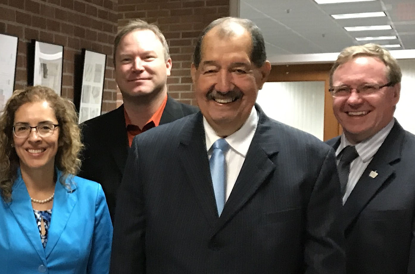 Lilleane Cavanaugh, Director Ohio Latino Affairs Ron Tulley, UF Dean College of Liberal Arts Ernesto Nieto, President and Founder NHI Darin Fields, UF VP Academic Affairs