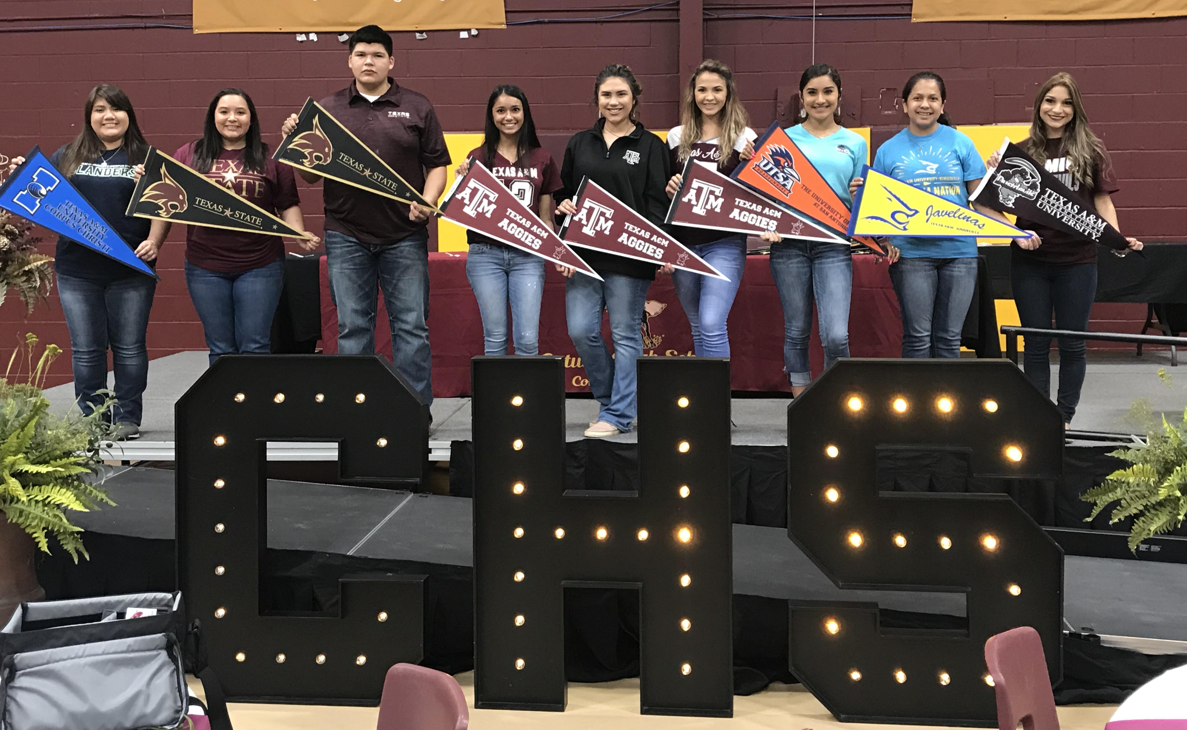 Cotulla HS students make their college choices known