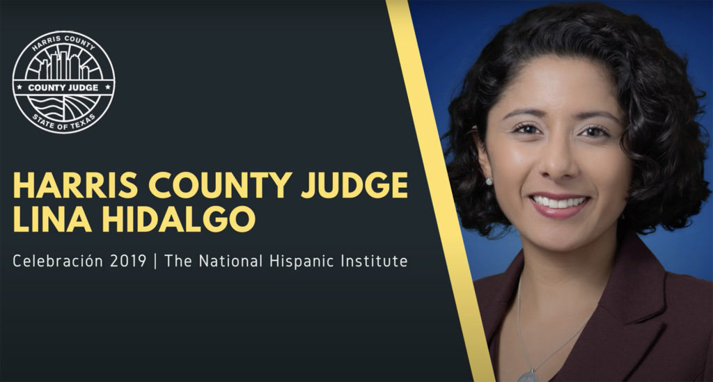 LIna Hidalgo Named NHI's Person of the Year for 2020