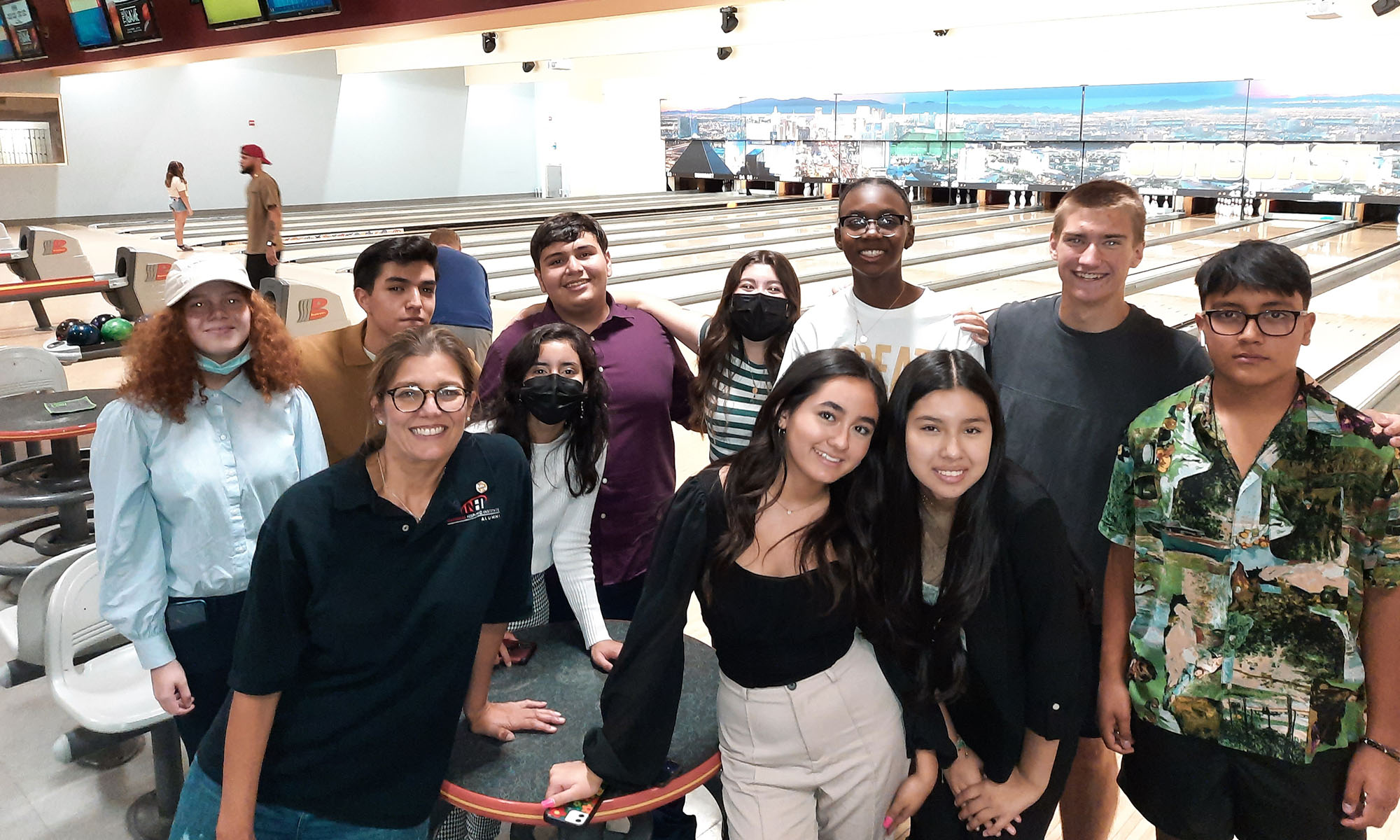 las vegas sands students bowling trip