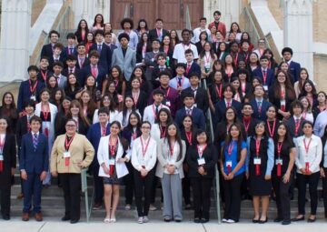 2025 texas great debate students at our lady of the lake university