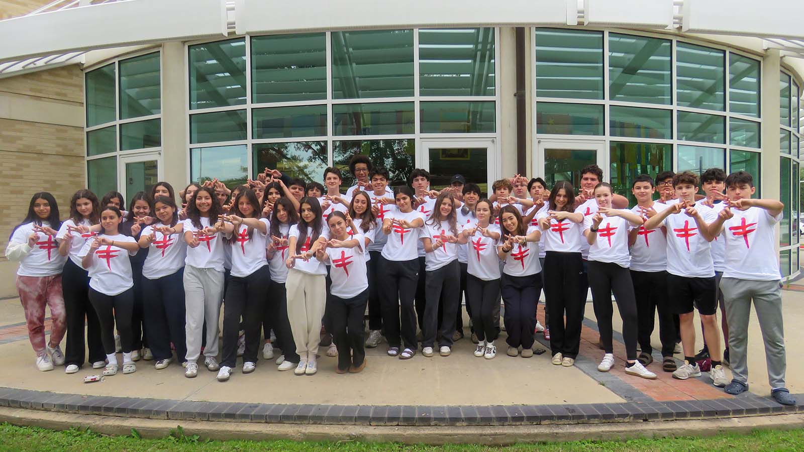 2025 tip of texas team, nhi texas great debate winners group photo