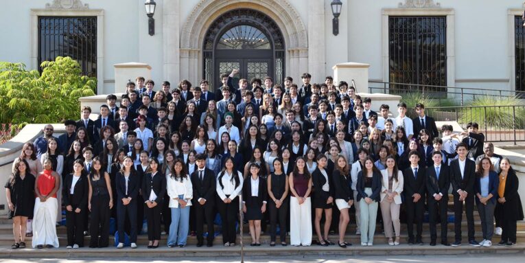 2025 california sol great debate students assembled in group photo