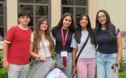 yuma catholic high school students at 2025 california sol great debate