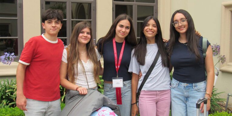 yuma catholic high school students at 2025 california sol great debate