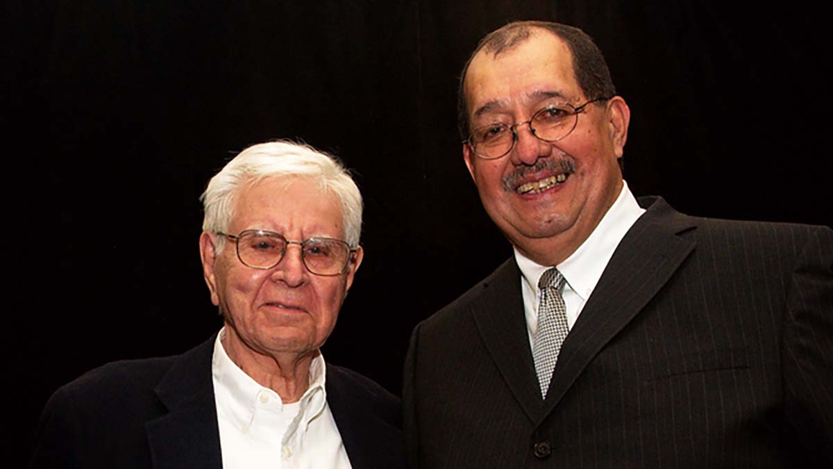 dr. rodolfo acuna with ernesto nieto
