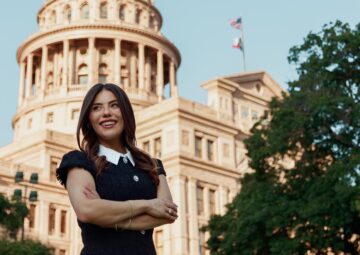 Samantha Lopez-Resendez at the Texas State Capitol