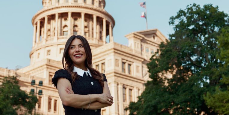 Samantha Lopez-Resendez at the Texas State Capitol