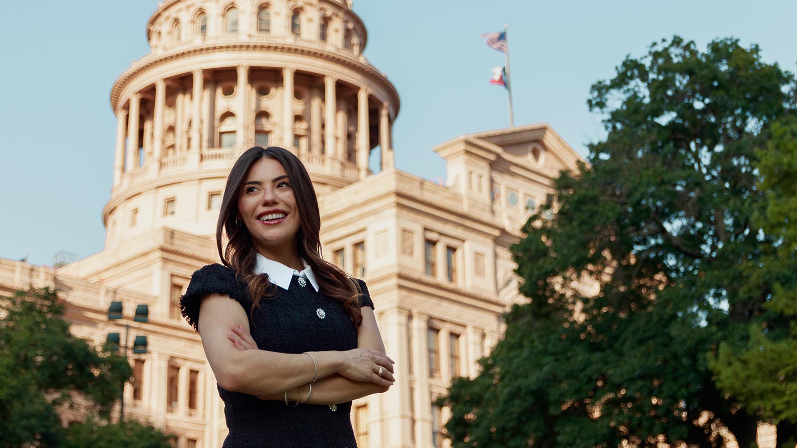 Samantha Lopez-Resendez at the Texas State Capitol